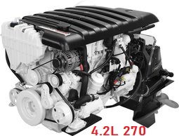 Mercury® Diesel 4.2L (270-350cv)